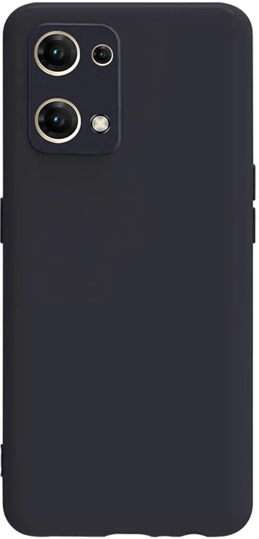 Micvir Back Cover for Oppo Reno8 5G (Black, Dual Protection, Silicon, Pack of: 1) — image 3 of 5