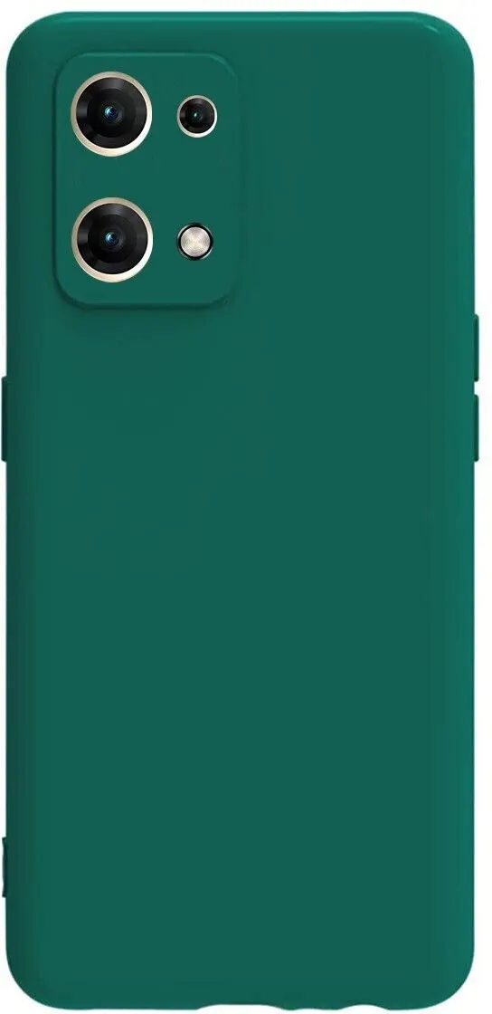 Micvir Back Cover for Oppo Reno8 5G (Green, Dual Protection, Silicon, Pack of: 1) — image 3 of 5