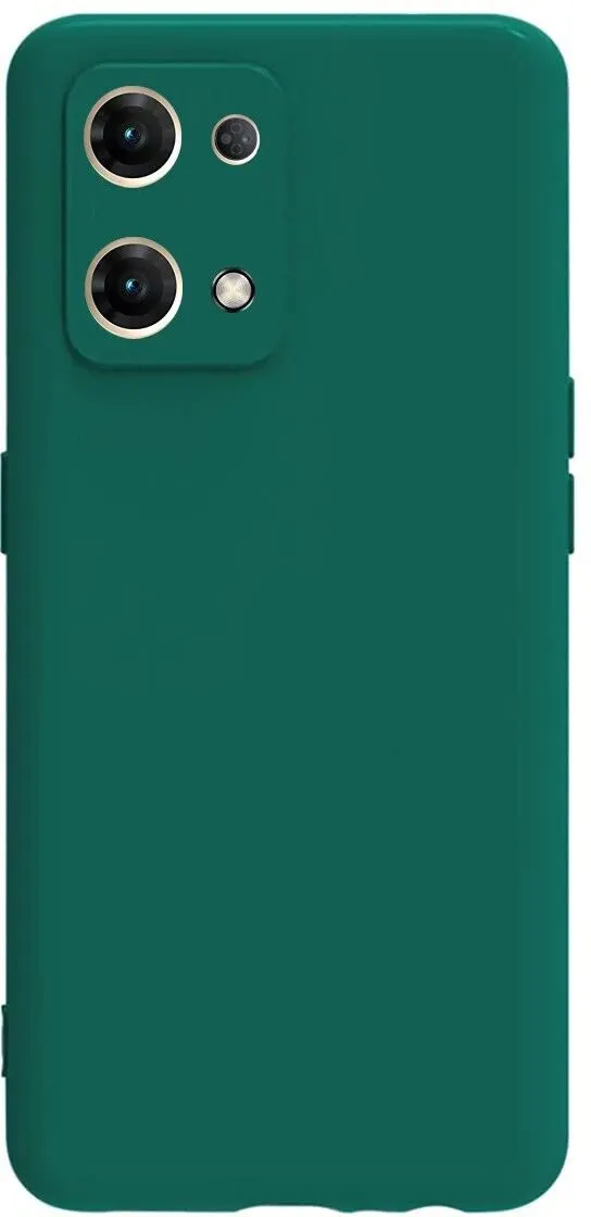 Micvir Back Cover for Oppo Reno8 Pro 5G (Green, Dual Protection, Silicon, Pack of: 1) — image 4 of 5