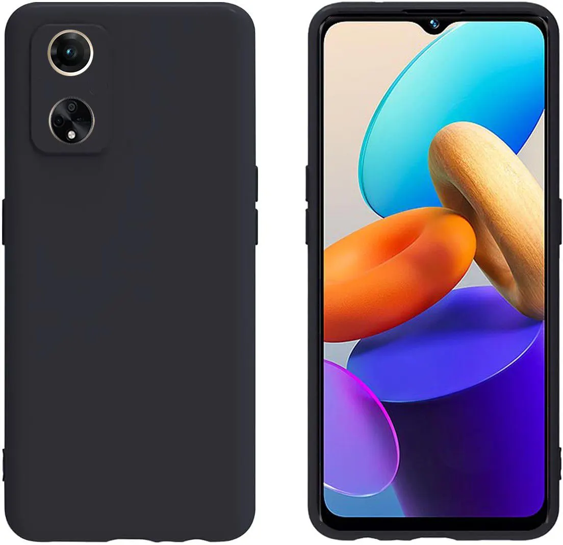 Micvir Back Cover for Oppo F23 5G (Black, Dual Protection, Silicon, Pack of: 1) — image 2 of 5