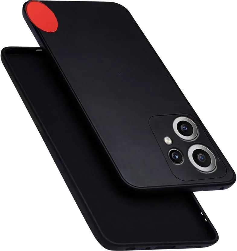 Micvir Back Cover for CMF by Nothing Phone 2 Pro 5G (Black, Dual Protection, Silicon, Pack of: 1)