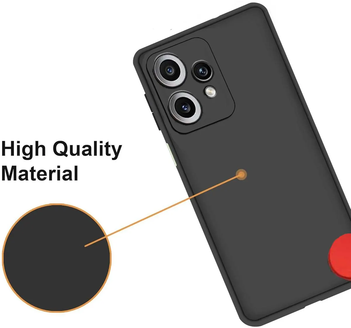 Micvir Back Cover for CMF by Nothing Phone 2 Pro 5G (Black, Dual Protection, Silicon, Pack of: 1) — image 2 of 5