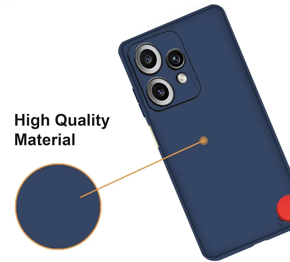 Micvir Back Cover for CMF by Nothing Phone 2 Pro 5G (Blue, Dual Protection, Silicon, Pack of: 1) — image 2 of 5