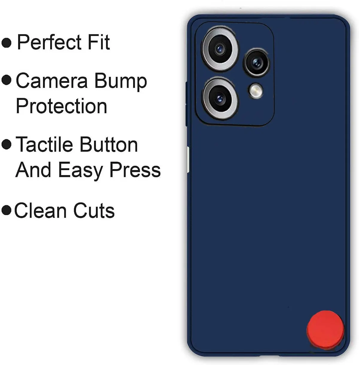 Micvir Back Cover for CMF by Nothing Phone 2 Pro 5G (Blue, Dual Protection, Silicon, Pack of: 1) — image 4 of 5