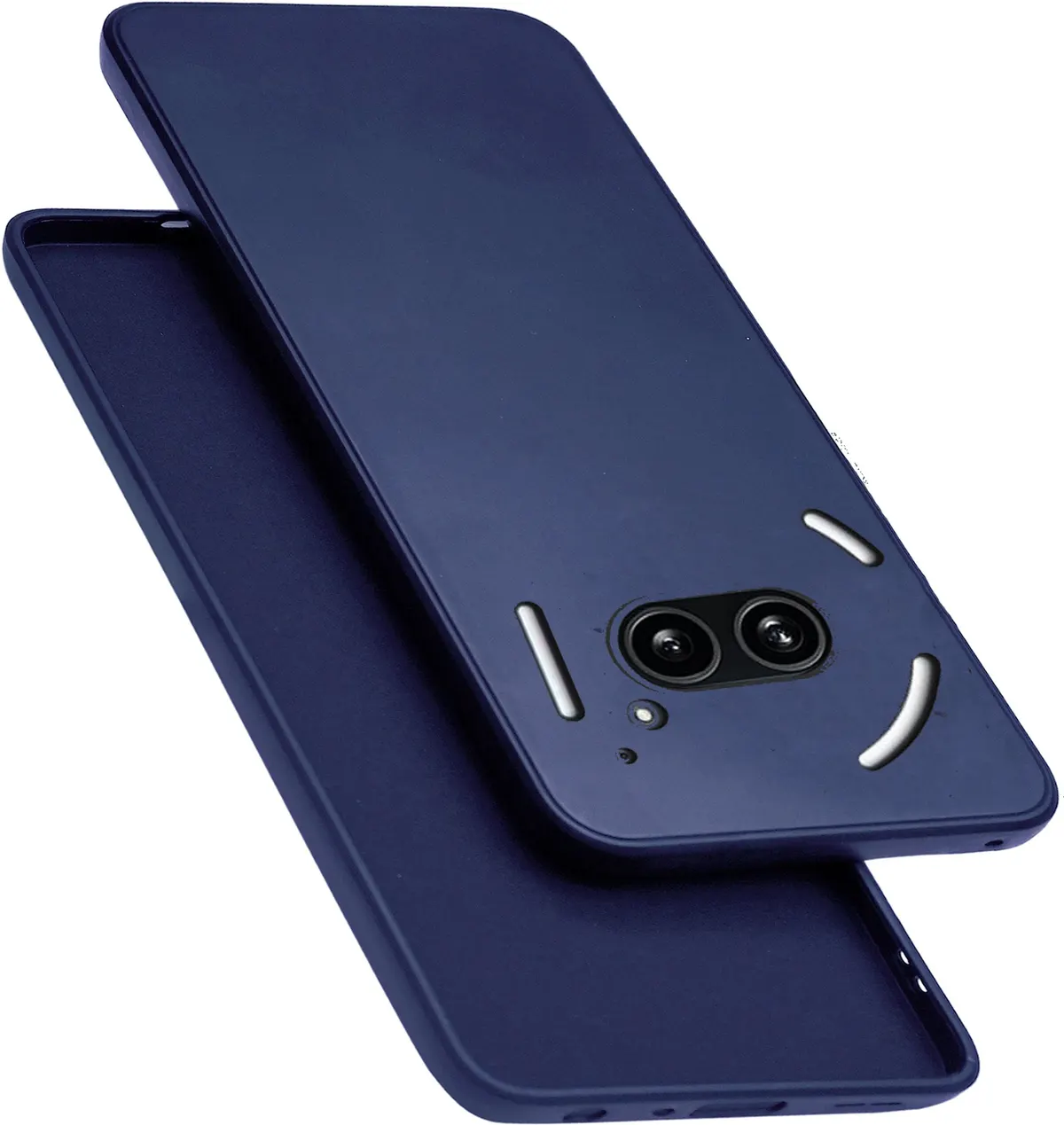 Micvir Back Cover for Nothing Phone (2a) 5G (Blue, Dual Protection, Silicon, Pack of: 1)