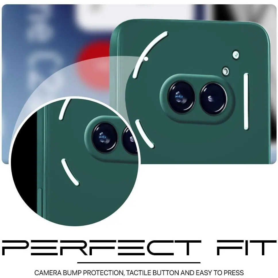 Micvir Back Cover for Nothing Phone (2a) 5G (Green, Dual Protection, Silicon, Pack of: 1) — image 2 of 5