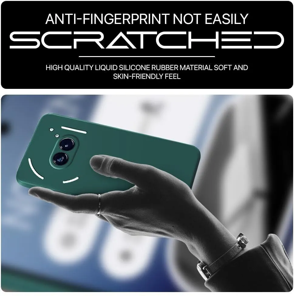Micvir Back Cover for Nothing Phone (2a) 5G (Green, Dual Protection, Silicon, Pack of: 1) — image 3 of 5