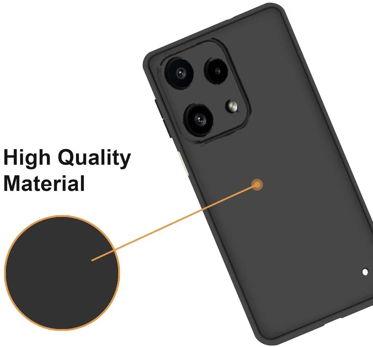 Xolia Back Cover for Nothing Phone (3a) Lite (Black, Dual Protection, Silicon, Pack of: 1) — image 3 of 5