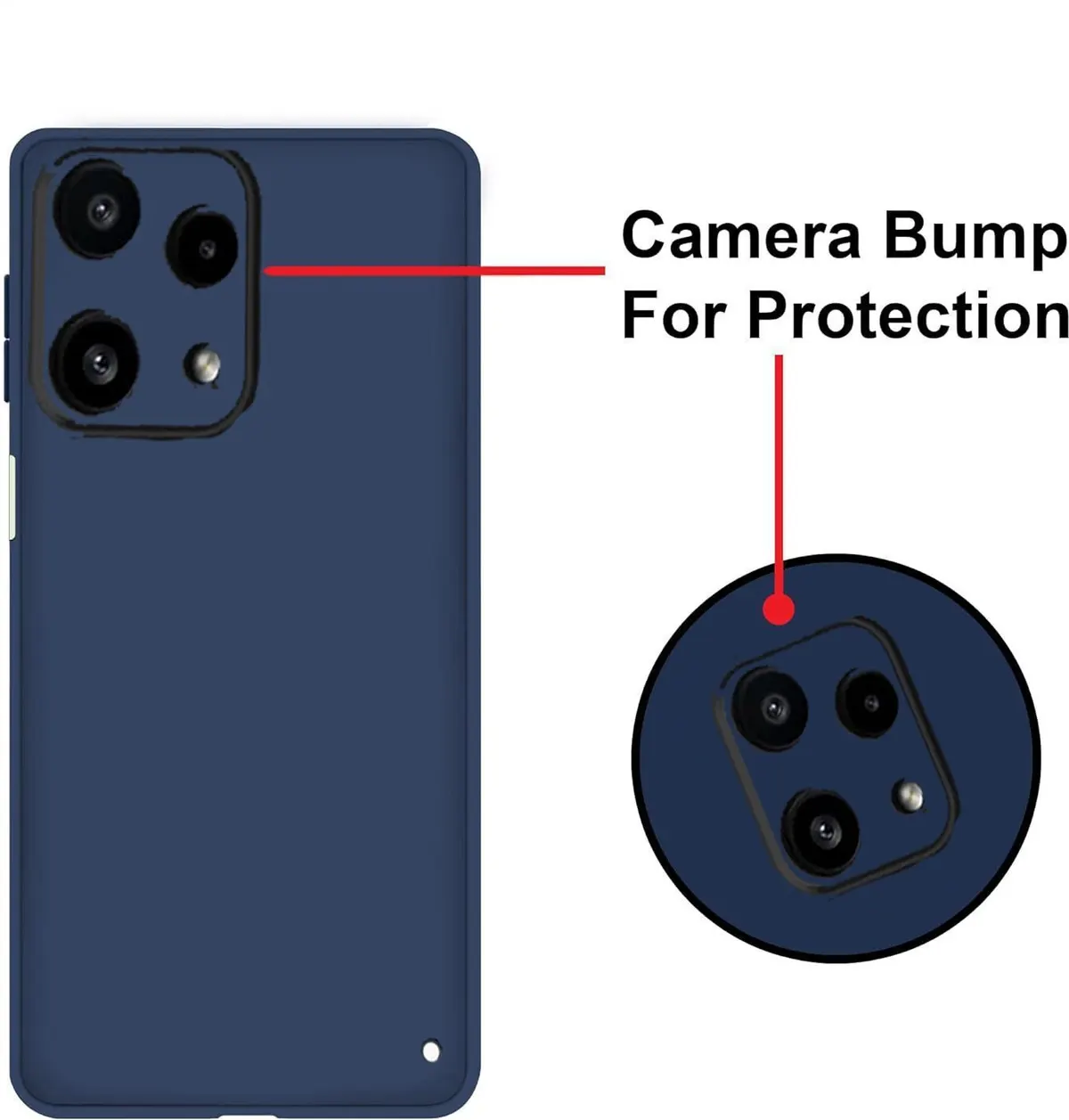 Xolia Back Cover for Nothing Phone (3a) Lite (Blue, Dual Protection, Silicon, Pack of: 1) — image 2 of 5