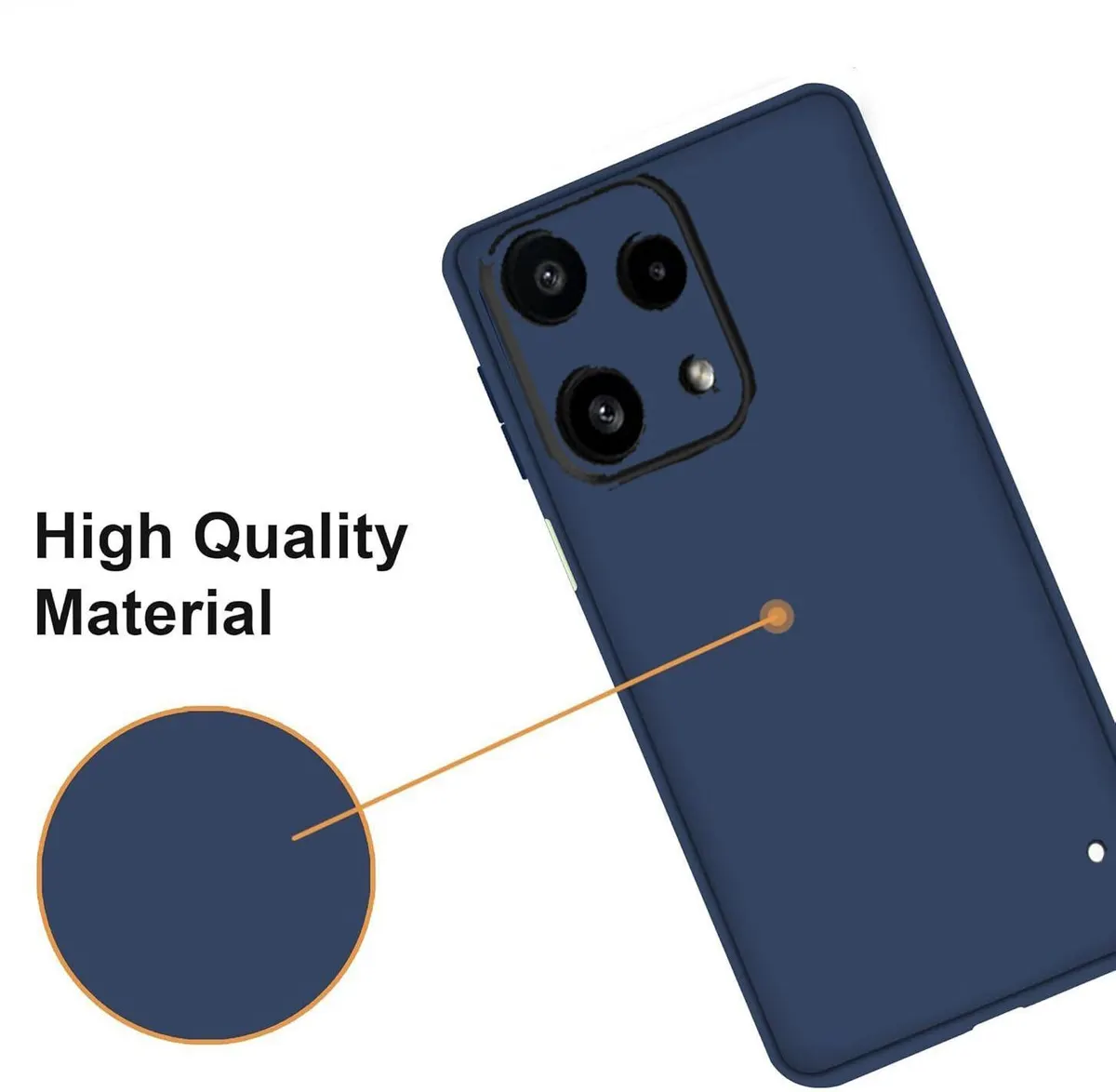 Xolia Back Cover for Nothing Phone (3a) Lite (Blue, Dual Protection, Silicon, Pack of: 1) — image 3 of 5