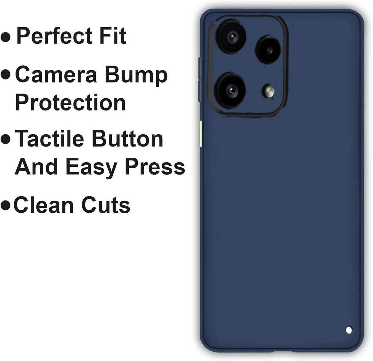 Xolia Back Cover for Nothing Phone (3a) Lite (Blue, Dual Protection, Silicon, Pack of: 1) — image 4 of 5