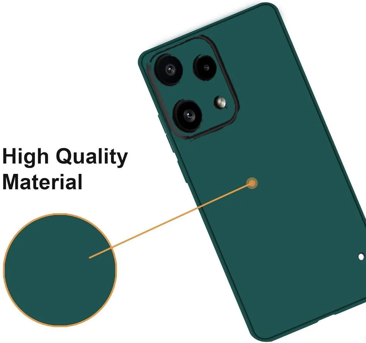 Xolia Back Cover for Nothing Phone (3a) Lite (Green, Dual Protection, Silicon, Pack of: 1) — image 3 of 5