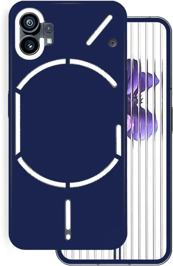 Micvir Back Cover for Nothing Phone (1) (Blue, Dual Protection, Silicon, Pack of: 1) — image 2 of 5