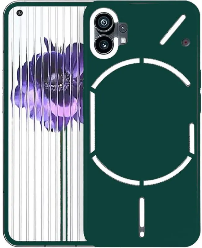 Micvir Back Cover for Nothing Phone (1) (Green, Dual Protection, Silicon, Pack of: 1) — image 2 of 5