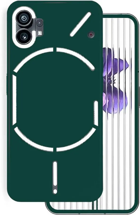 Micvir Back Cover for Nothing Phone (1) (Green, Dual Protection, Silicon, Pack of: 1) — image 3 of 5