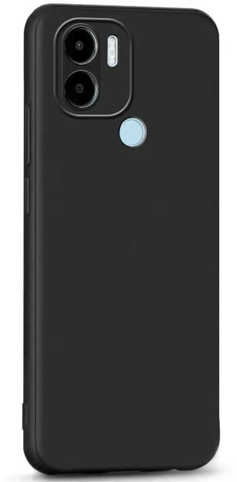 Micvir Back Cover for Poco C50 (Black, Dual Protection, Silicon, Pack of: 1) — image 2 of 5