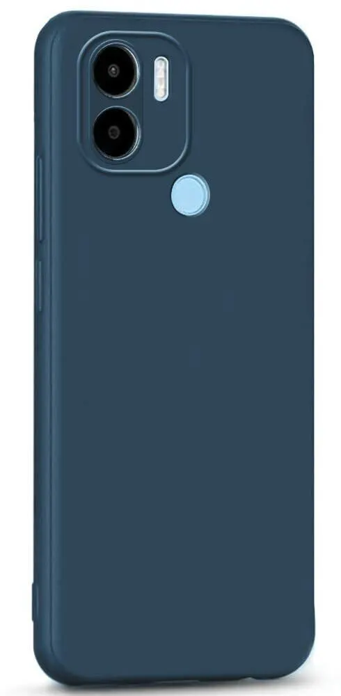 Micvir Back Cover for Poco C50 (Blue, Dual Protection, Silicon, Pack of: 1) — image 2 of 5