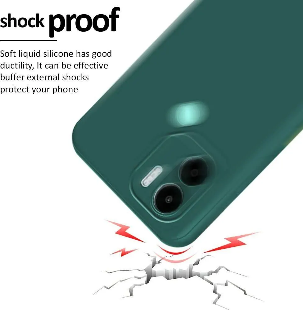 Micvir Back Cover for Poco C50 (Green, Dual Protection, Silicon, Pack of: 1) — image 4 of 5