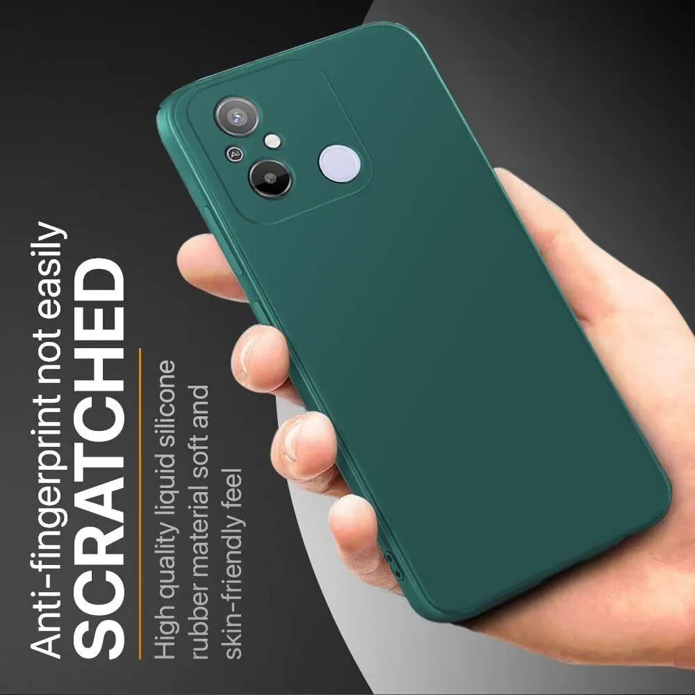 Micvir Back Cover for POCO C55 (Green, Dual Protection, Silicon, Pack of: 1) — image 2 of 5