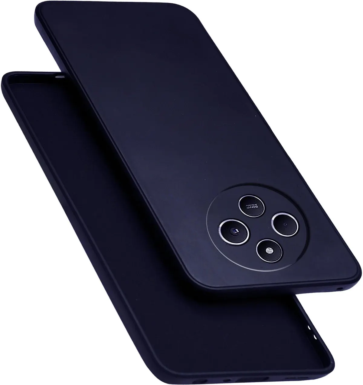 Micvir Back Cover for POCO M7 5G (Blue, Dual Protection, Silicon, Pack of: 1)
