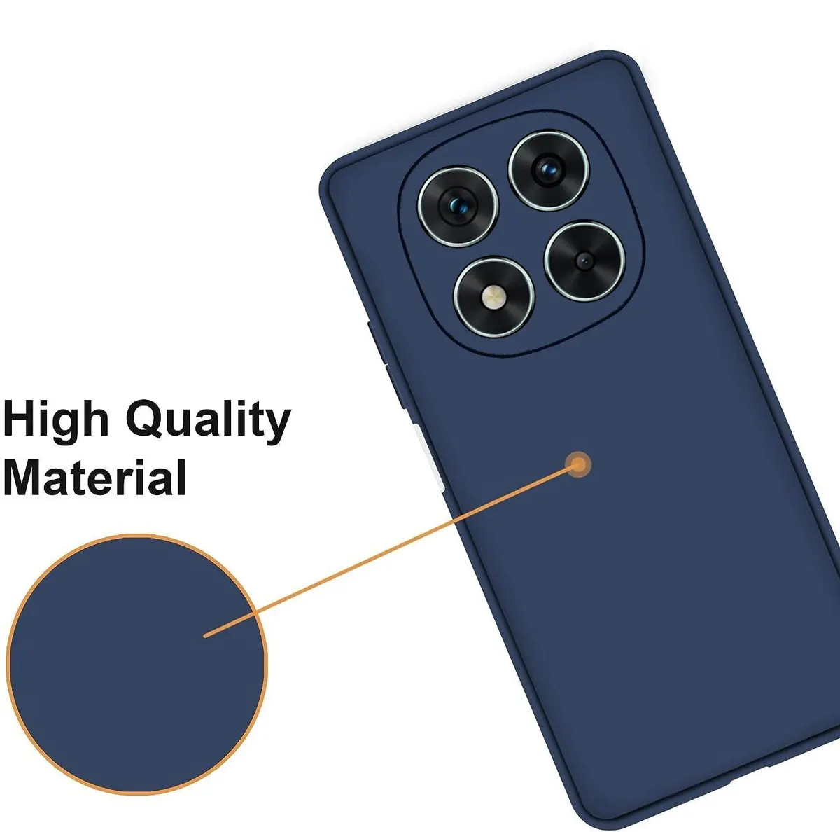 Micvir Back Cover for Poco X7 5G (Blue, Dual Protection, Silicon, Pack of: 1) — image 2 of 5