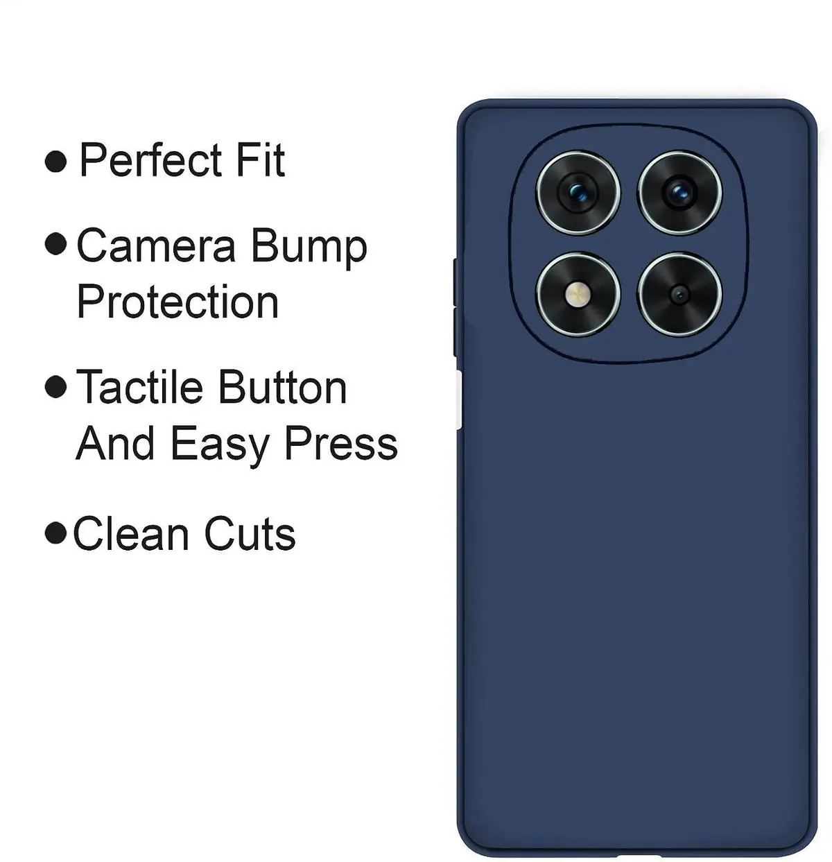 Micvir Back Cover for Poco X7 5G (Blue, Dual Protection, Silicon, Pack of: 1) — image 4 of 5