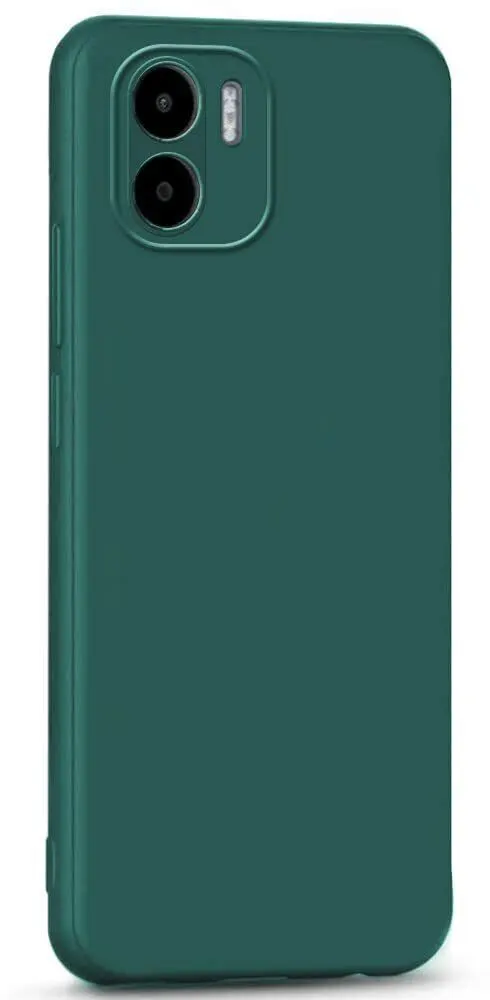 Micvir Back Cover for Redmi A1 (Green, Dual Protection, Silicon, Pack of: 1) — image 3 of 5