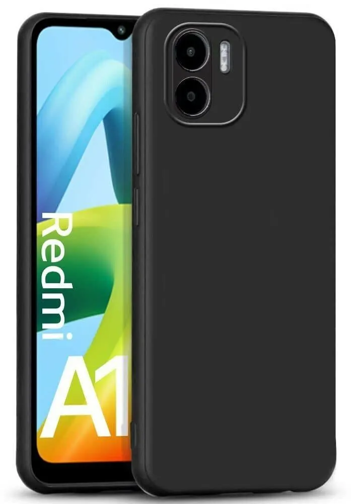 Micvir Back Cover for Redmi A2 (Black, Dual Protection, Silicon, Pack of: 1) — image 2 of 5