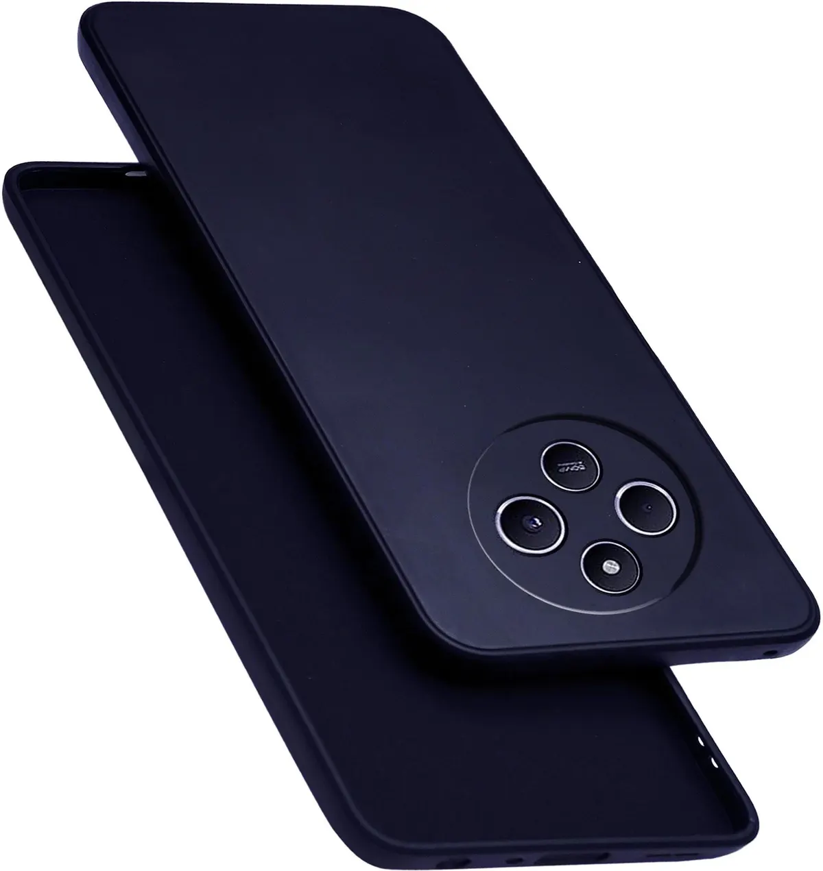 Micvir Back Cover for REDMI A4 5G (Blue, Dual Protection, Silicon, Pack of: 1)