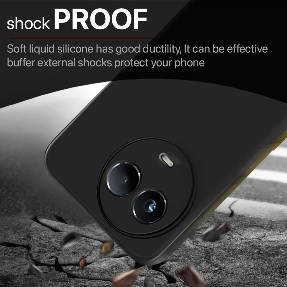 Micvir Back Cover for Realme 11 5G (Black, Dual Protection, Silicon, Pack of: 1) — image 4 of 5