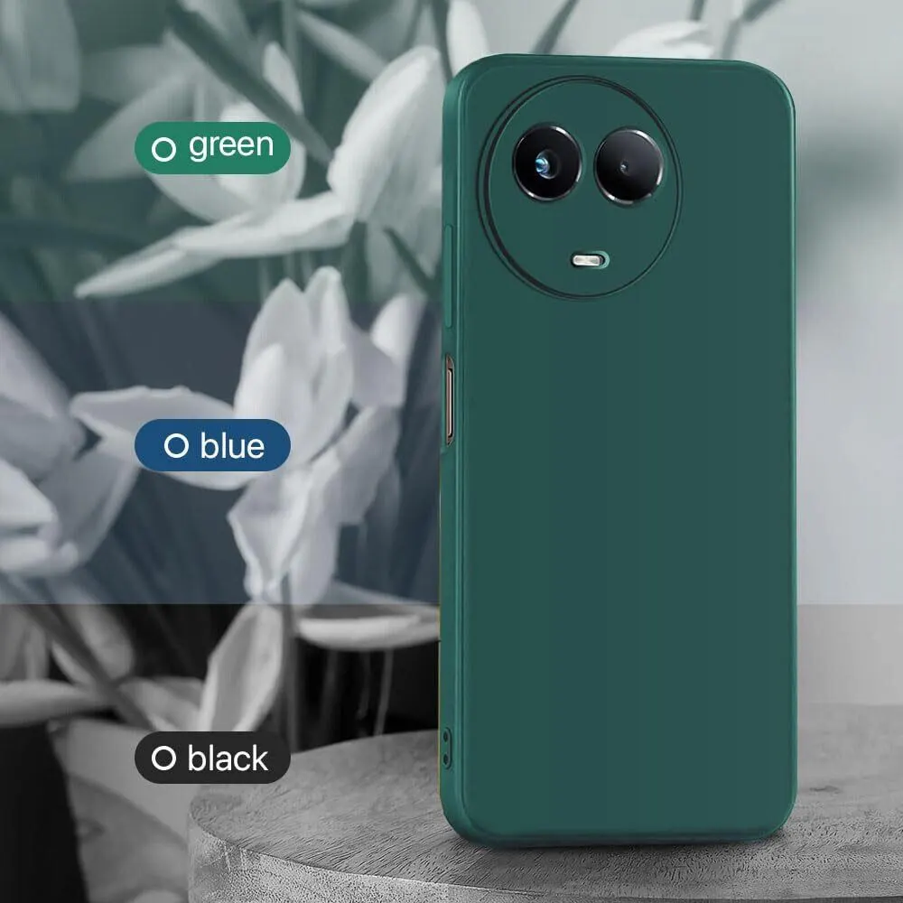 Micvir Back Cover for Realme 11 5G (Green, Dual Protection, Silicon, Pack of: 1) — image 2 of 5