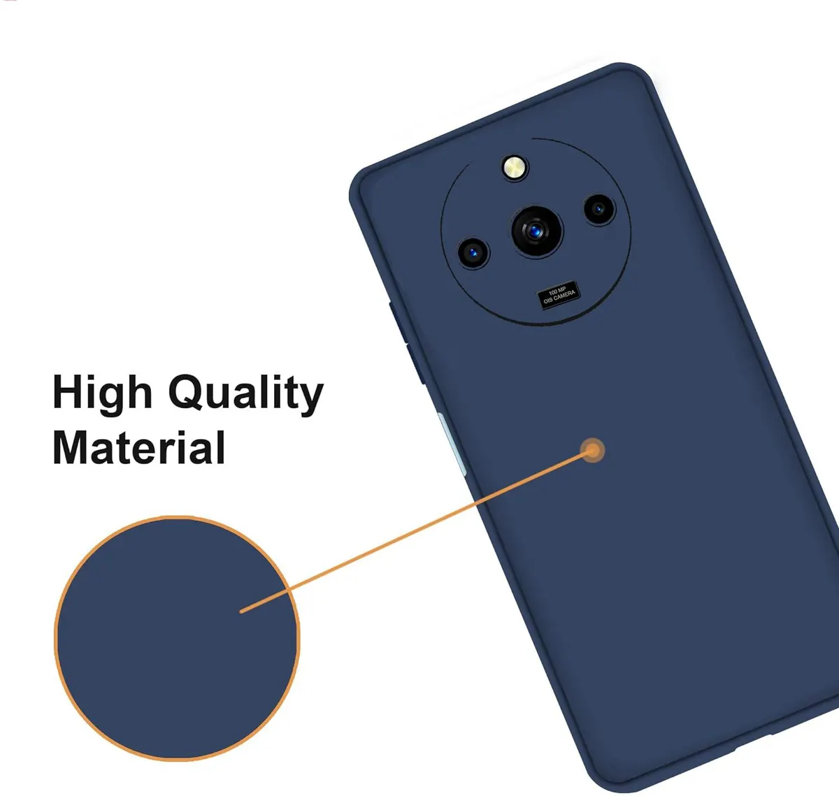 Micvir Back Cover for Realme 11 Pro Plus 5G (Blue, Dual Protection, Silicon, Pack of: 1) — image 2 of 5