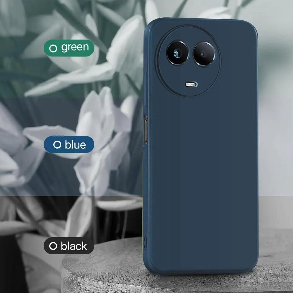 Micvir Back Cover for Realme 11 5G (Blue, Dual Protection, Silicon, Pack of: 1) — image 2 of 5