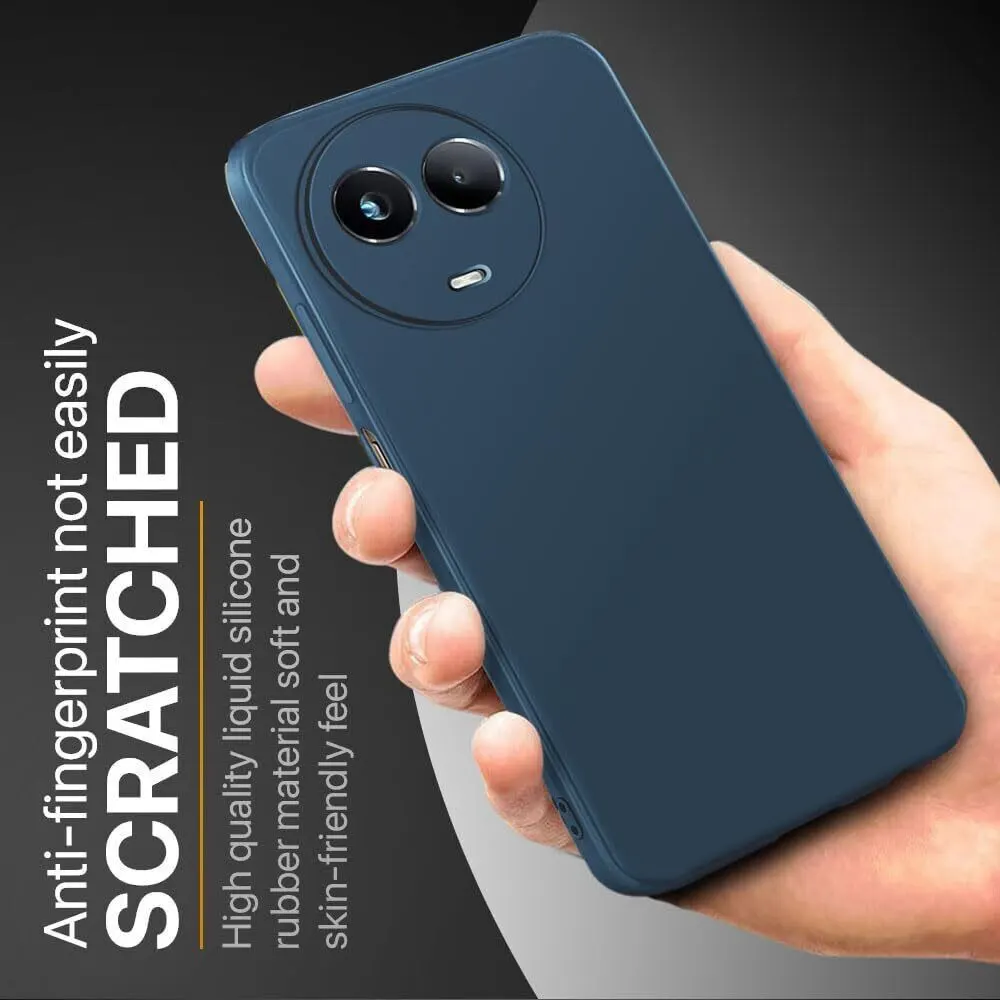 Micvir Back Cover for Realme 11 5G (Blue, Dual Protection, Silicon, Pack of: 1) — image 3 of 5