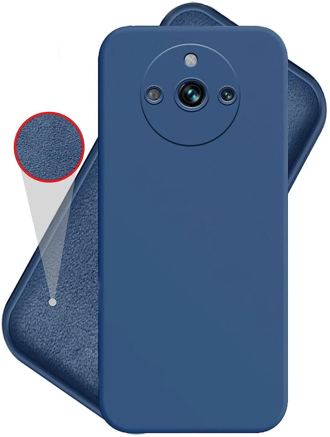 Micvir Back Cover for Realme 11 Pro (Blue, Dual Protection, Silicon, Pack of: 1) — image 4 of 5