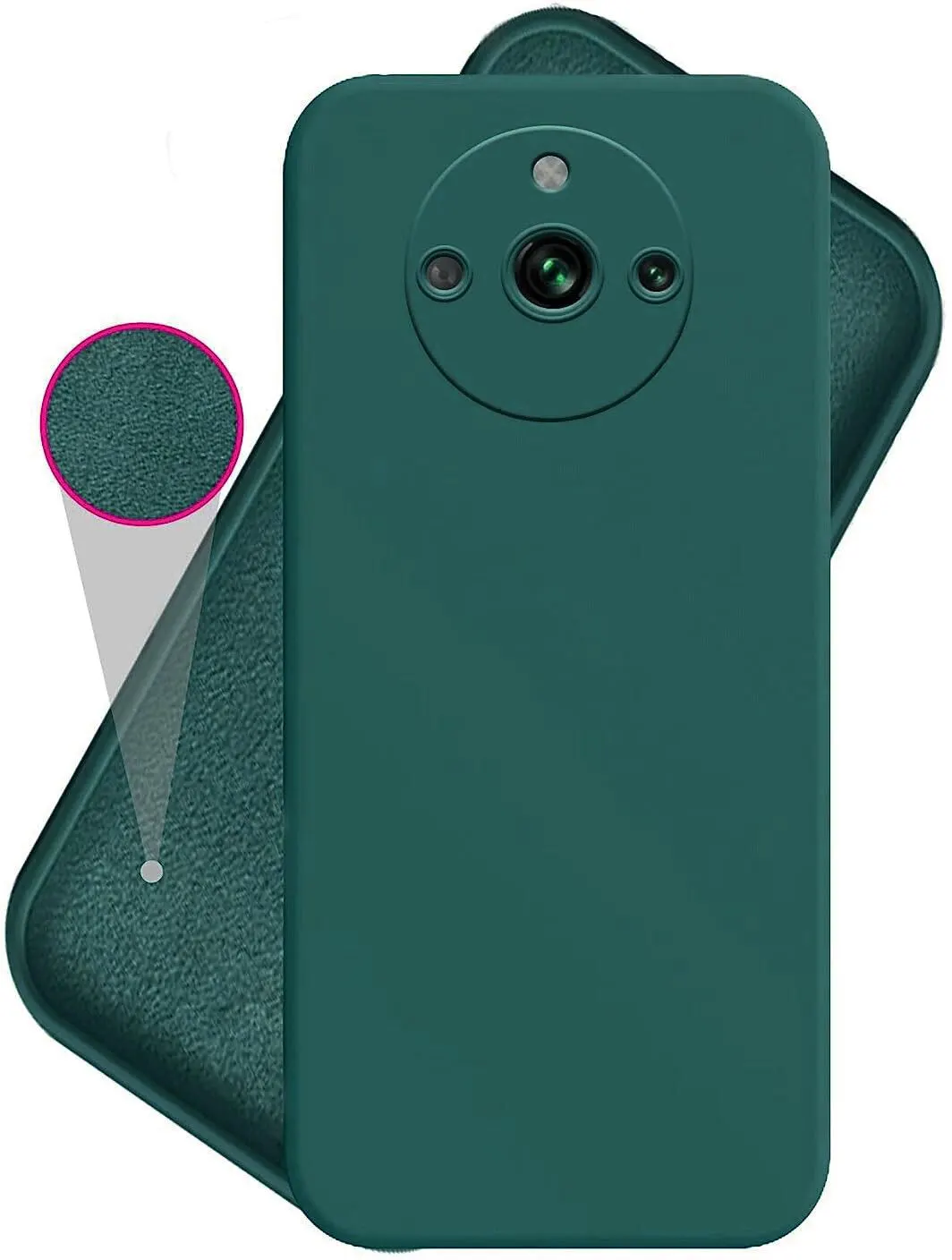 Micvir Back Cover for Realme 11 Pro (Green, Dual Protection, Silicon, Pack of: 1) — image 4 of 5