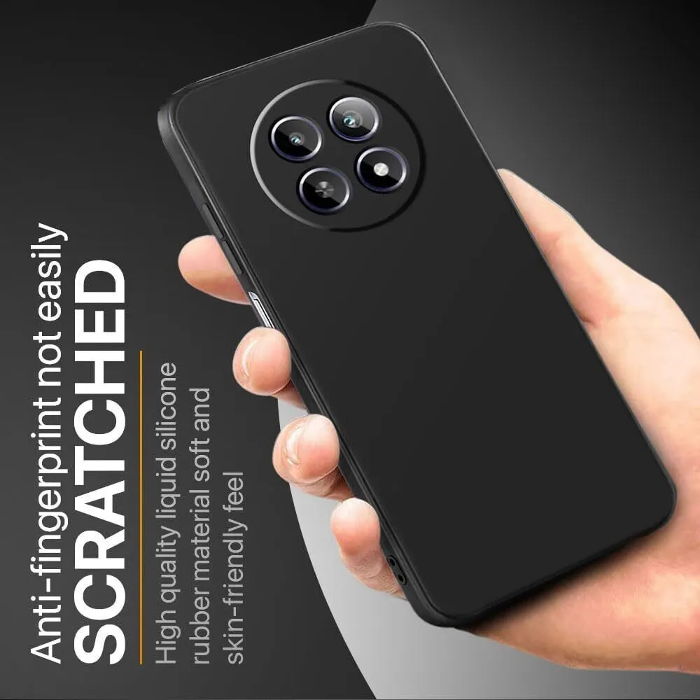 Micvir Back Cover for Realme 12 5G (Black, Dual Protection, Silicon, Pack of: 1) — image 2 of 5
