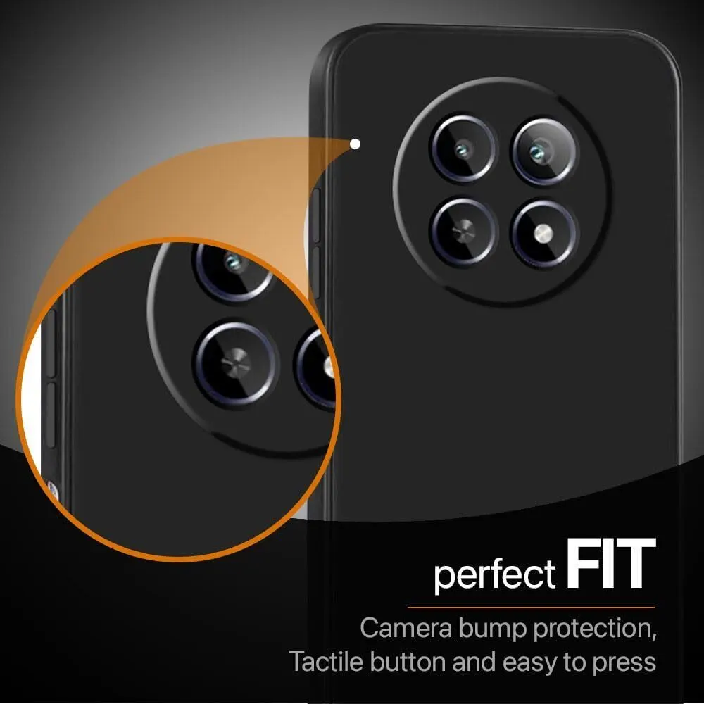 Micvir Back Cover for Realme 12 5G (Black, Dual Protection, Silicon, Pack of: 1) — image 3 of 5