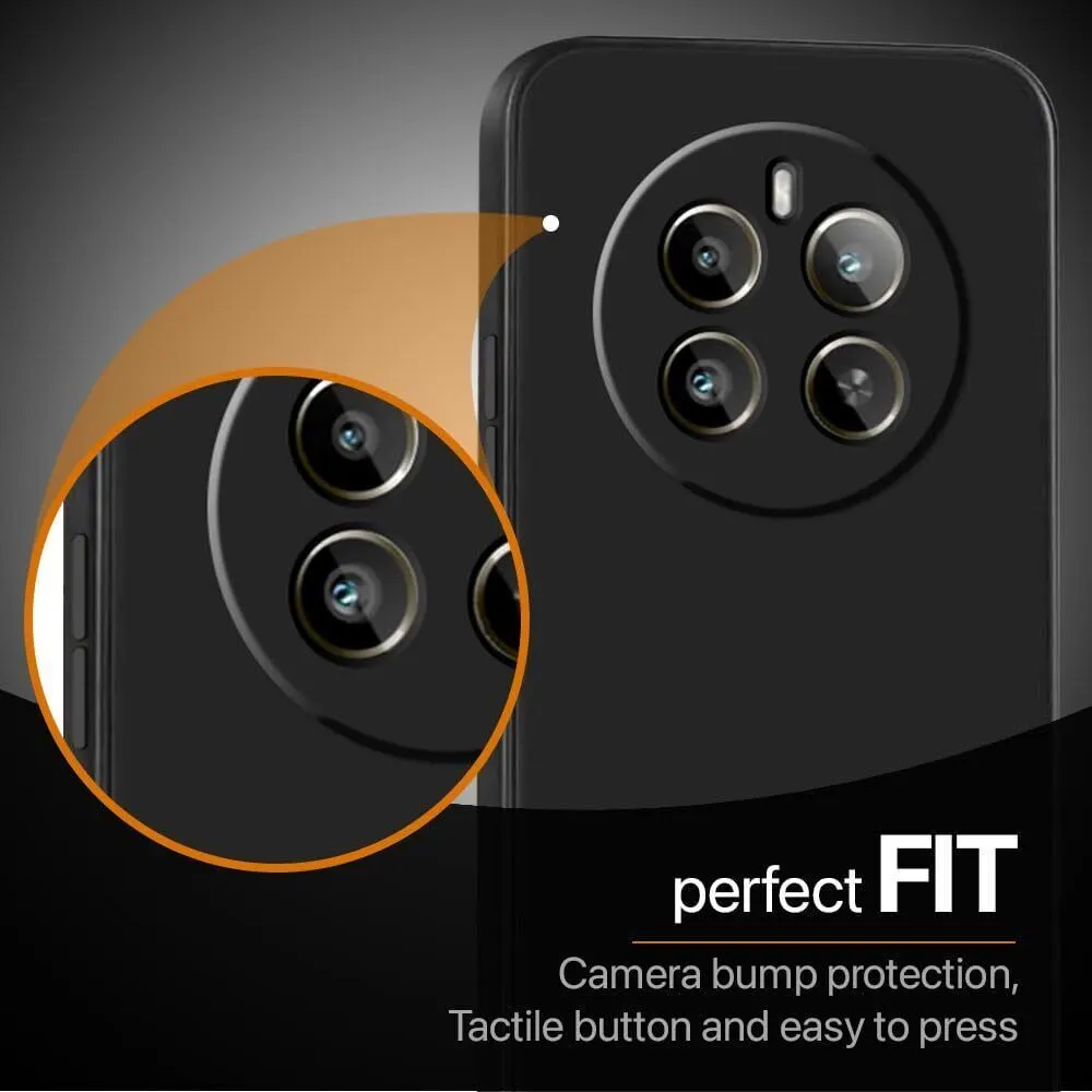 Micvir Back Cover for Realme 12 Plus 5G (Black, Dual Protection, Silicon, Pack of: 1) — image 3 of 5