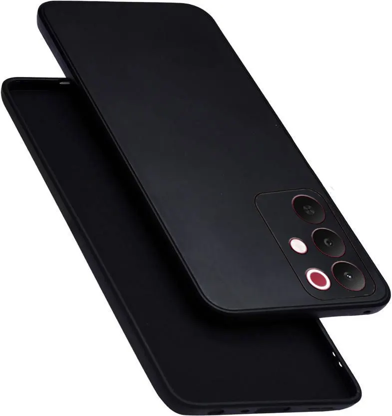 Xolia Back Cover for Realme 15x 5G (Black, Dual Protection, Silicon, Pack of: 1)