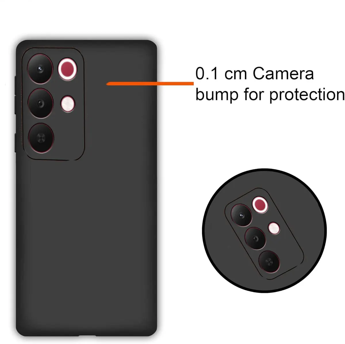 Xolia Back Cover for Realme 15x 5G (Black, Dual Protection, Silicon, Pack of: 1) — image 2 of 5
