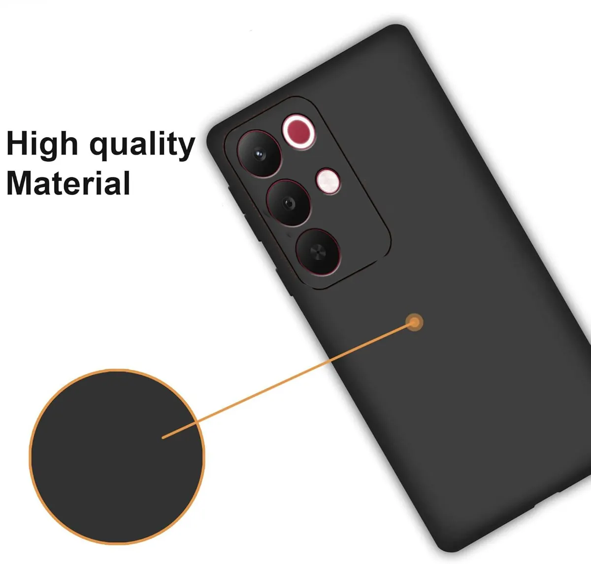 Xolia Back Cover for Realme 15x 5G (Black, Dual Protection, Silicon, Pack of: 1) — image 3 of 5