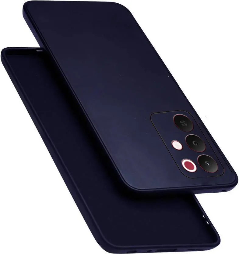 Xolia Back Cover for Realme 15x 5G (Blue, Dual Protection, Silicon, Pack of: 1)