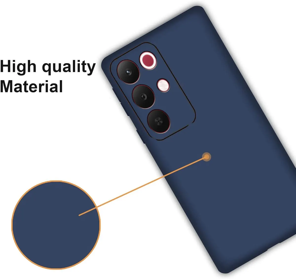 Xolia Back Cover for Realme 15x 5G (Blue, Dual Protection, Silicon, Pack of: 1) — image 3 of 5