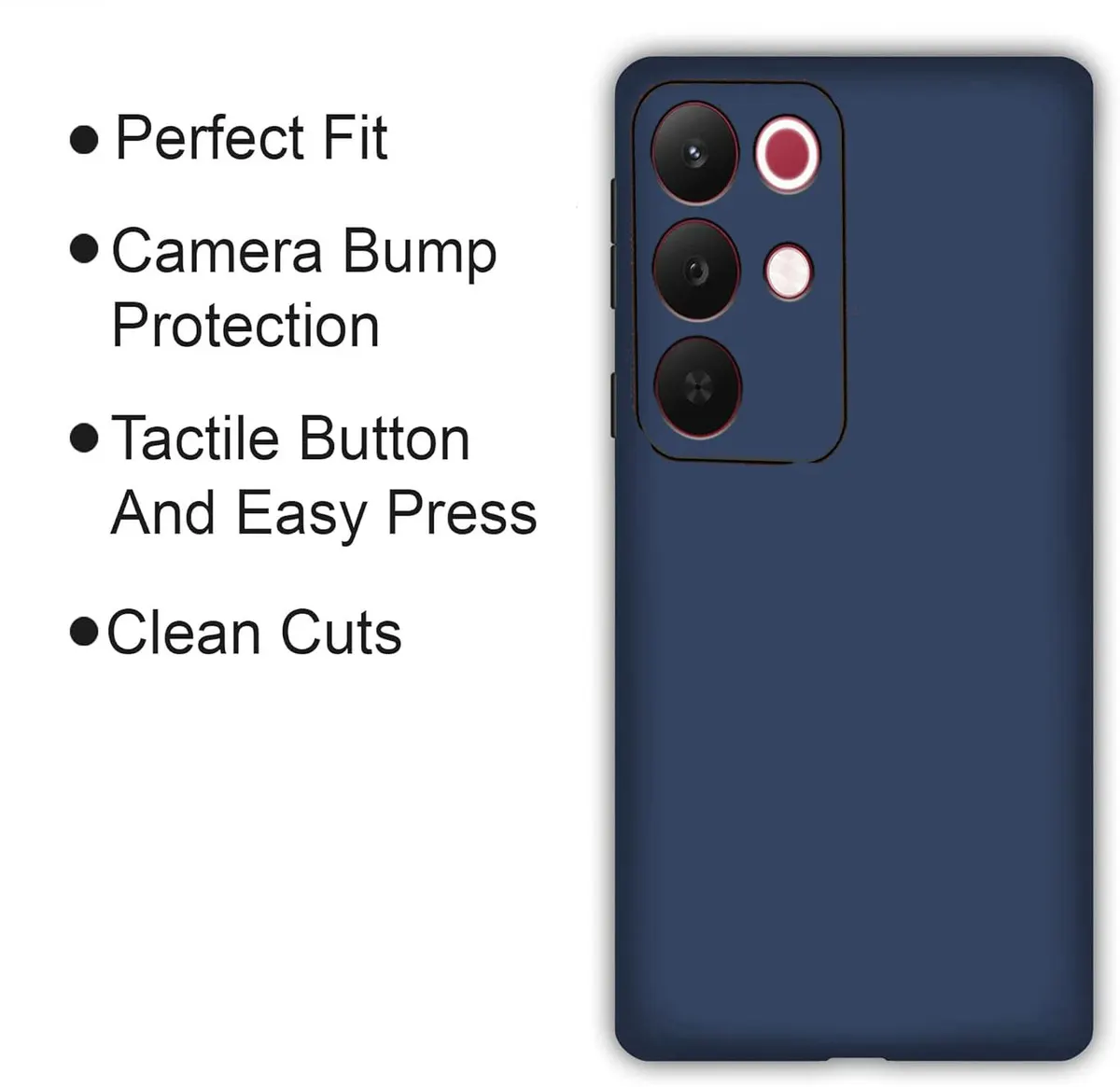 Xolia Back Cover for Realme 15x 5G (Blue, Dual Protection, Silicon, Pack of: 1) — image 4 of 5