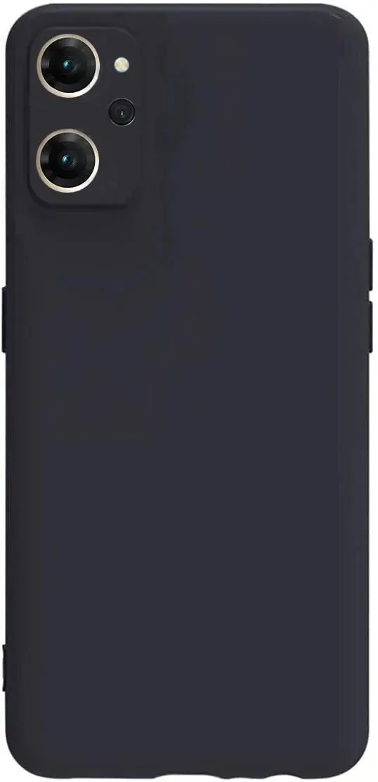 Micvir Back Cover for Oppo A76 (Black, Dual Protection, Silicon, Pack of: 1) — image 4 of 5