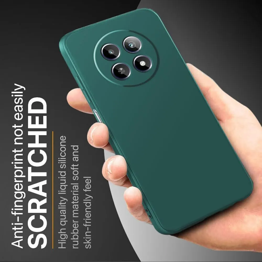 Micvir Back Cover for Realme C65 5G (Green, Dual Protection, Silicon, Pack of: 1) — image 2 of 5