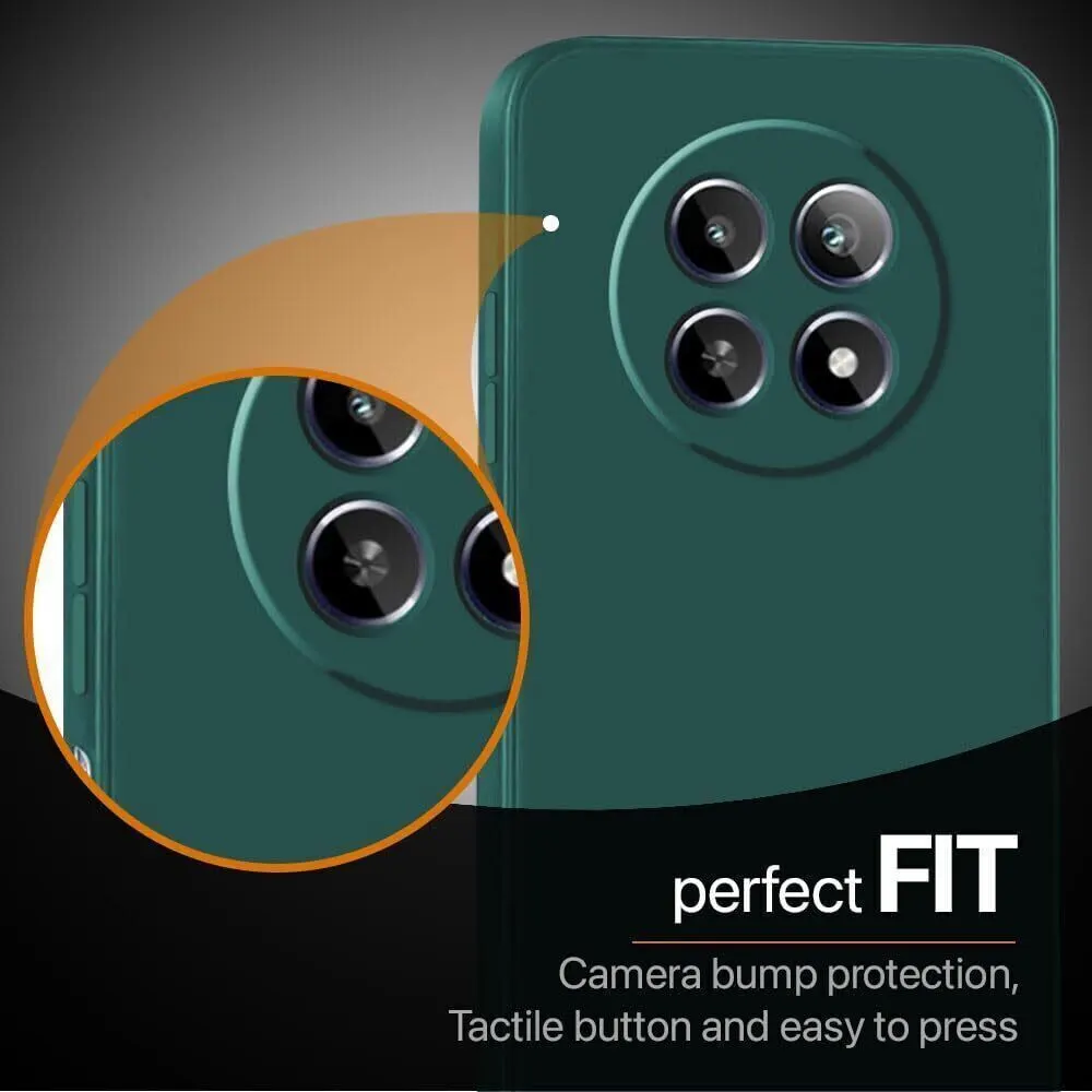 Micvir Back Cover for Realme C65 5G (Green, Dual Protection, Silicon, Pack of: 1) — image 3 of 5