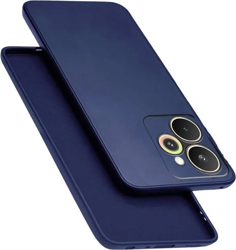 Xolia Back Cover for Realme Narzo 90 5G (Blue, Dual Protection, Silicon, Pack of: 1)