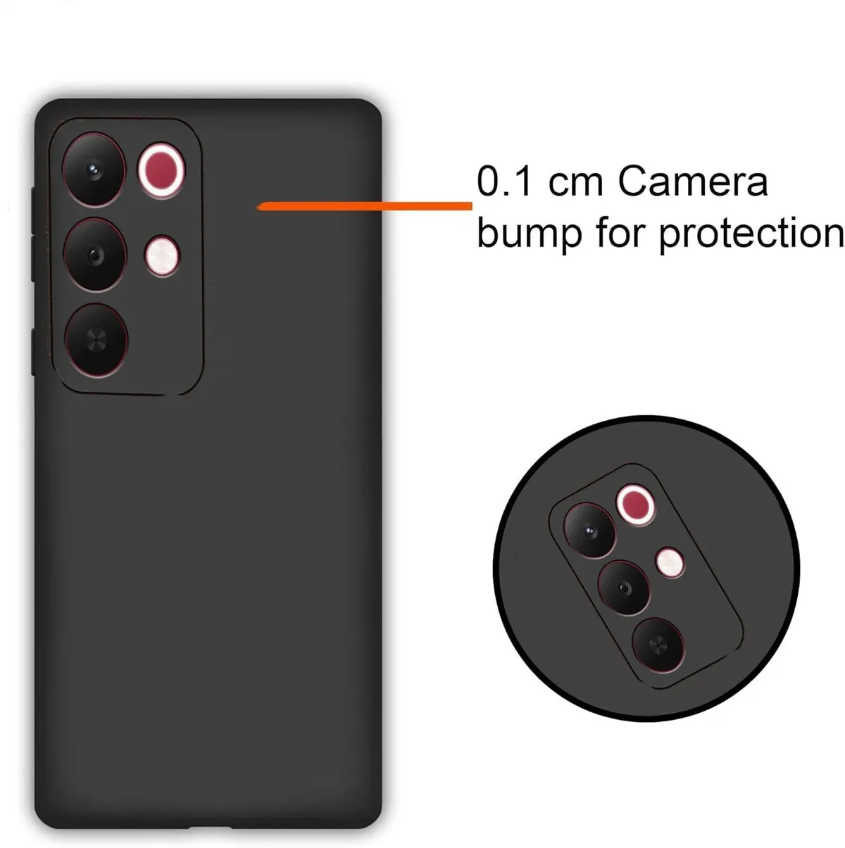 Xolia Back Cover for Realme Narzo 90x 5G (Black, Dual Protection, Silicon, Pack of: 1) — image 2 of 5